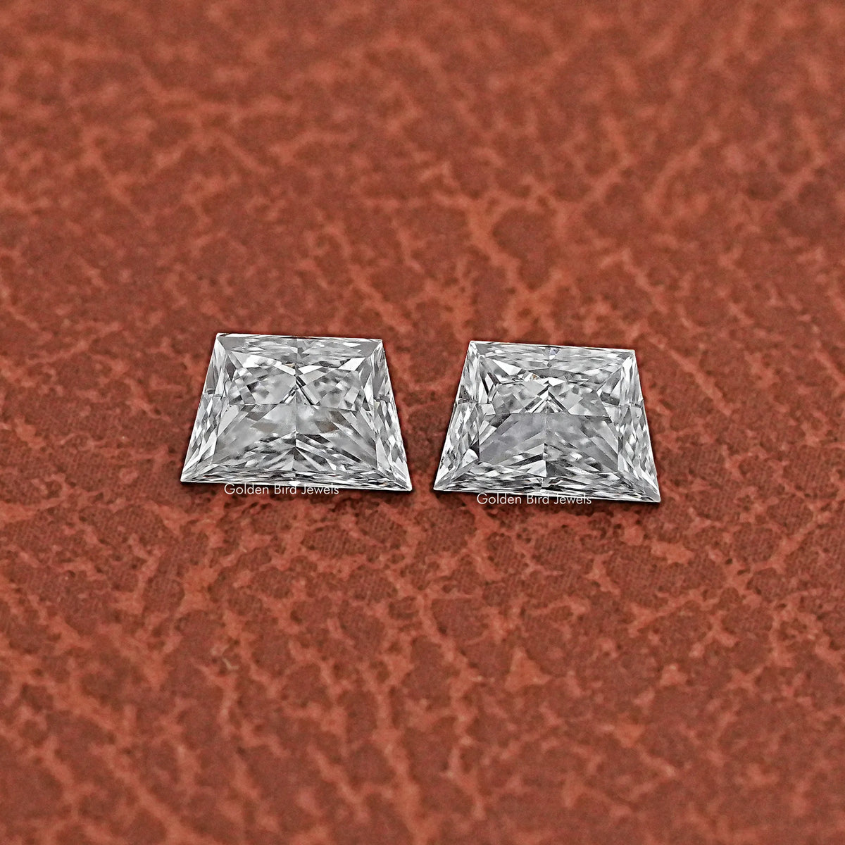 Brilliant Trapezoid Cut Loose Lab Diamond Pair