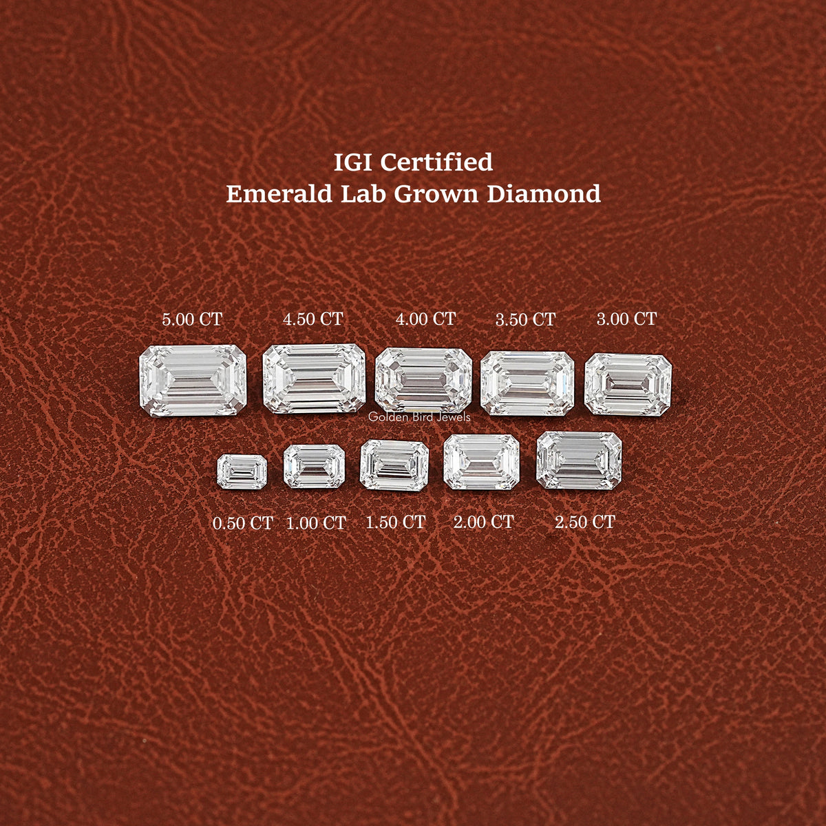 Emerald Cut Lab Grown Loose Diamond