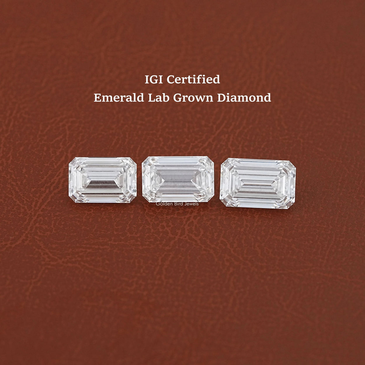 IGI Certified Emerald Cut Loose Lab Diamond