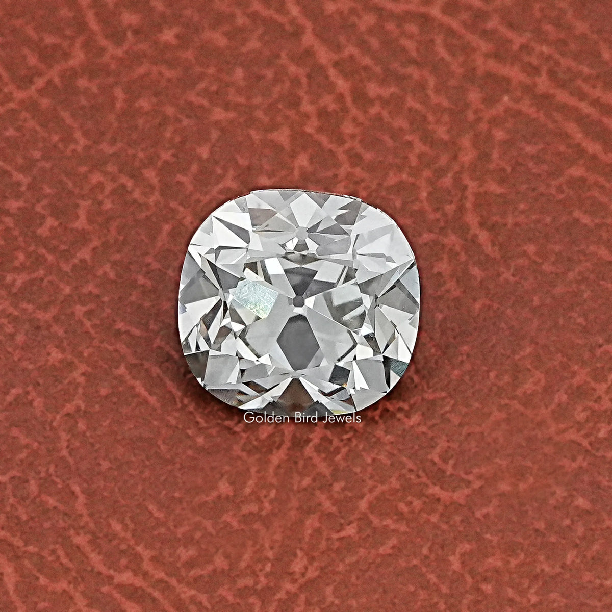 View Of Lab Grown Old Mine Cushion Diamond