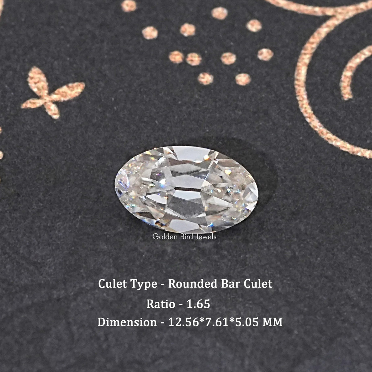 Old Mine Oval Moissanite Loose Stone