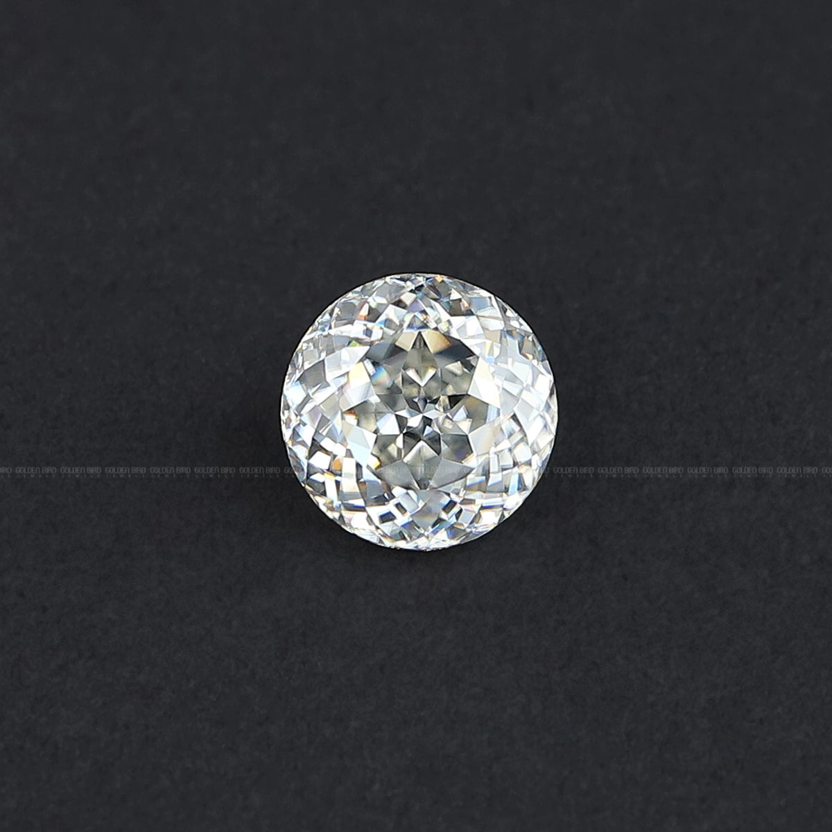 Portuguese Cut Round Moissanite Antique Stone