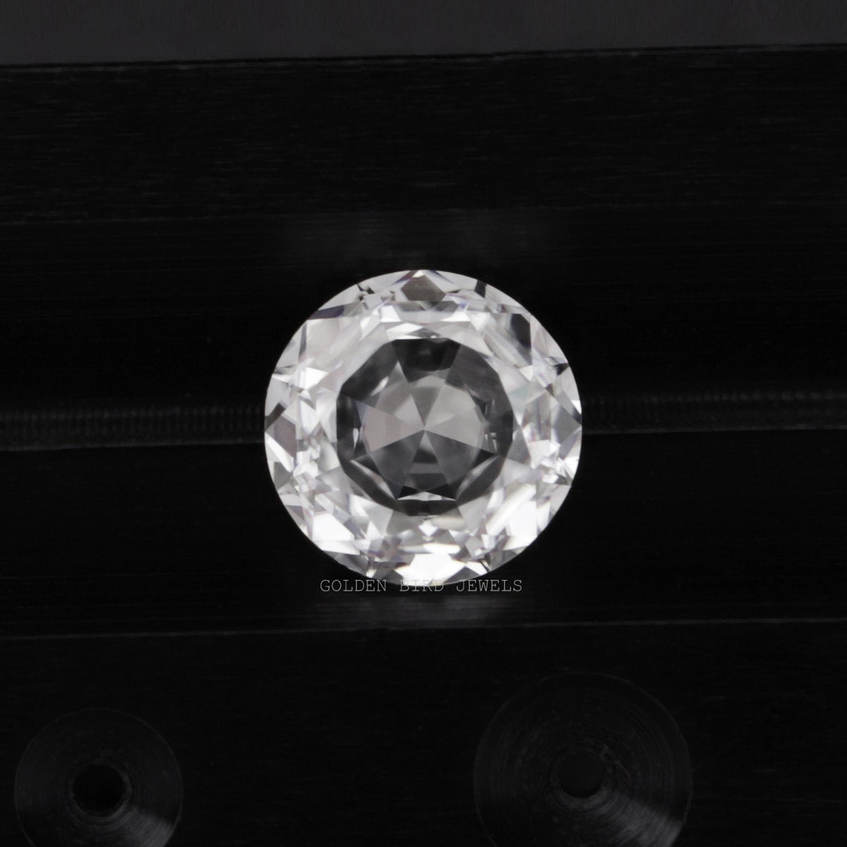 Round Rose Cut Loose Moissanite Stone