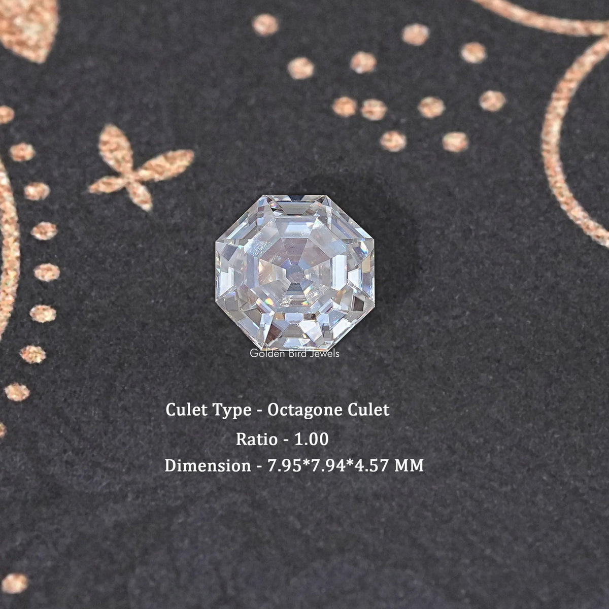 Old Single Cut Moissanite Loose Stone