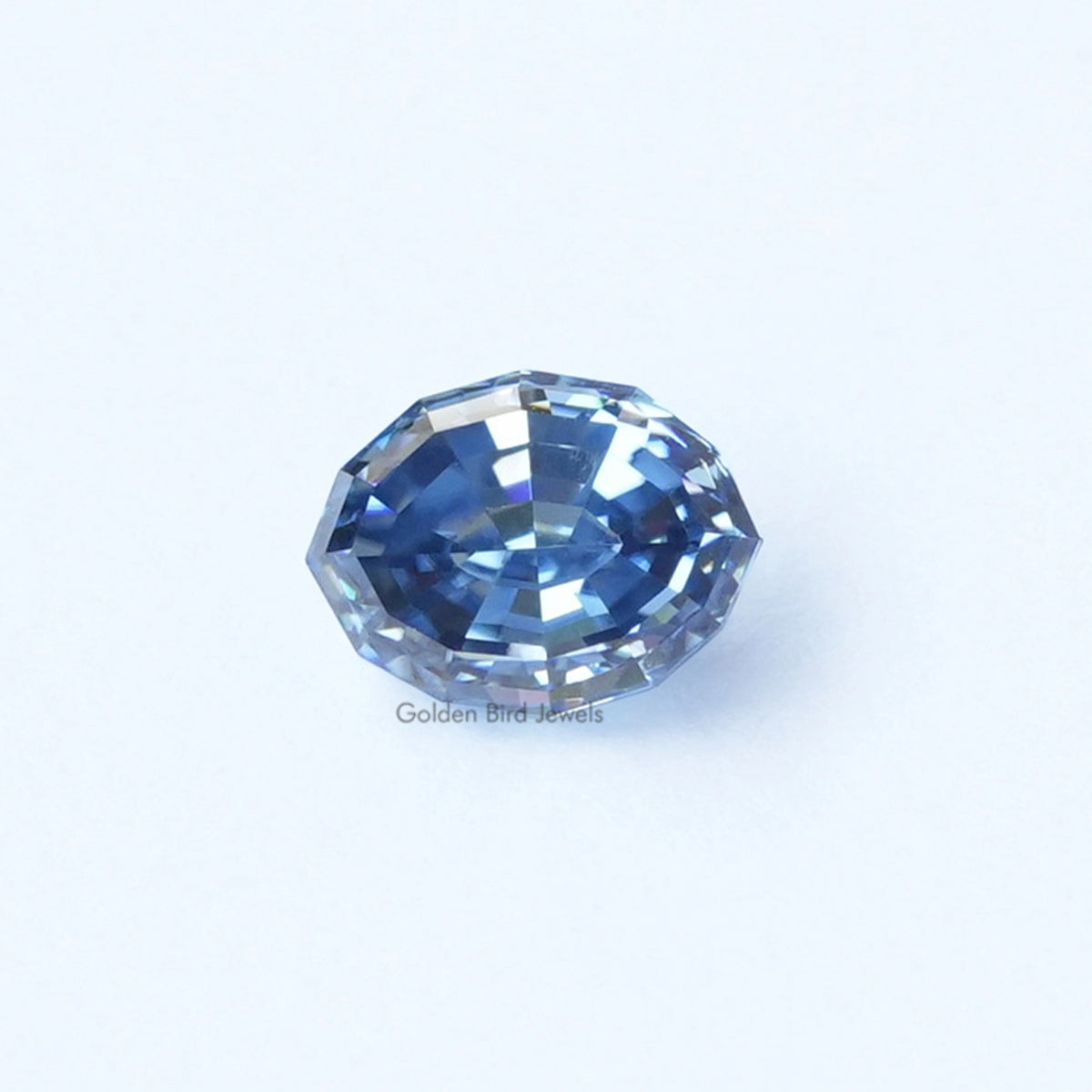 2.10 CT Step Cut Oval Moissanite Loose Stone