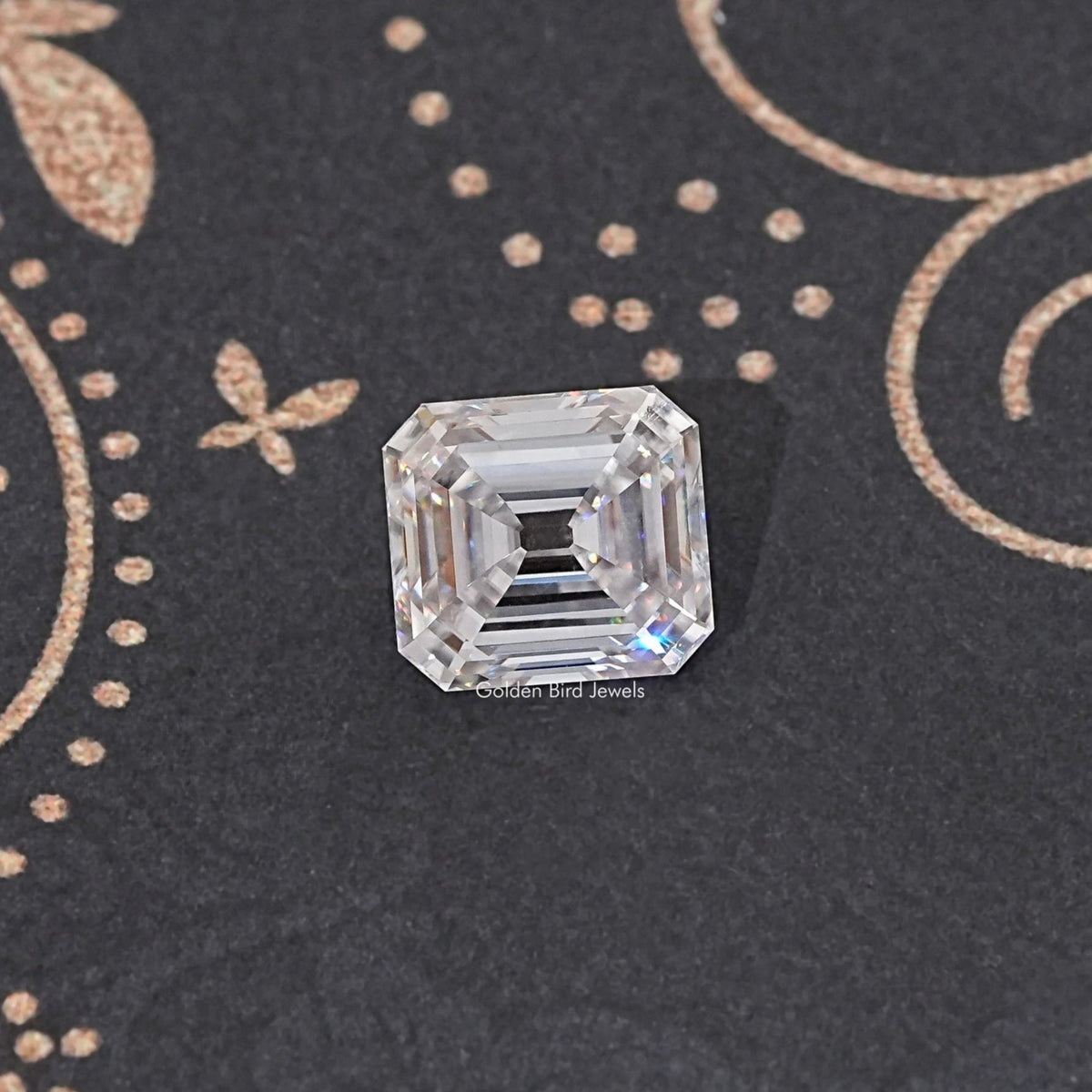 View Of Old Mine Asscher Cut Loose Moissanite Stone