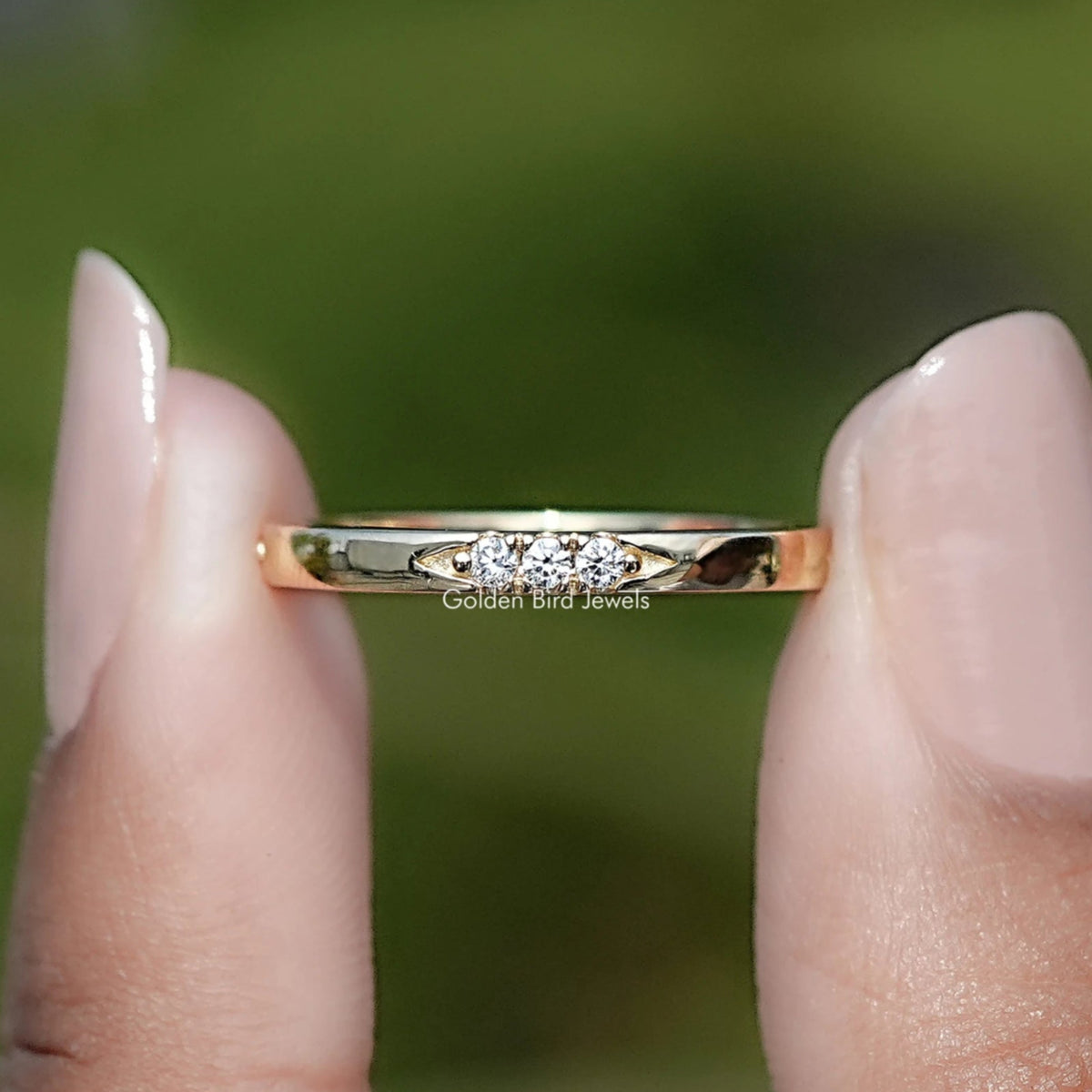 Round Cut Lab Diamond Lacie Eternity Band