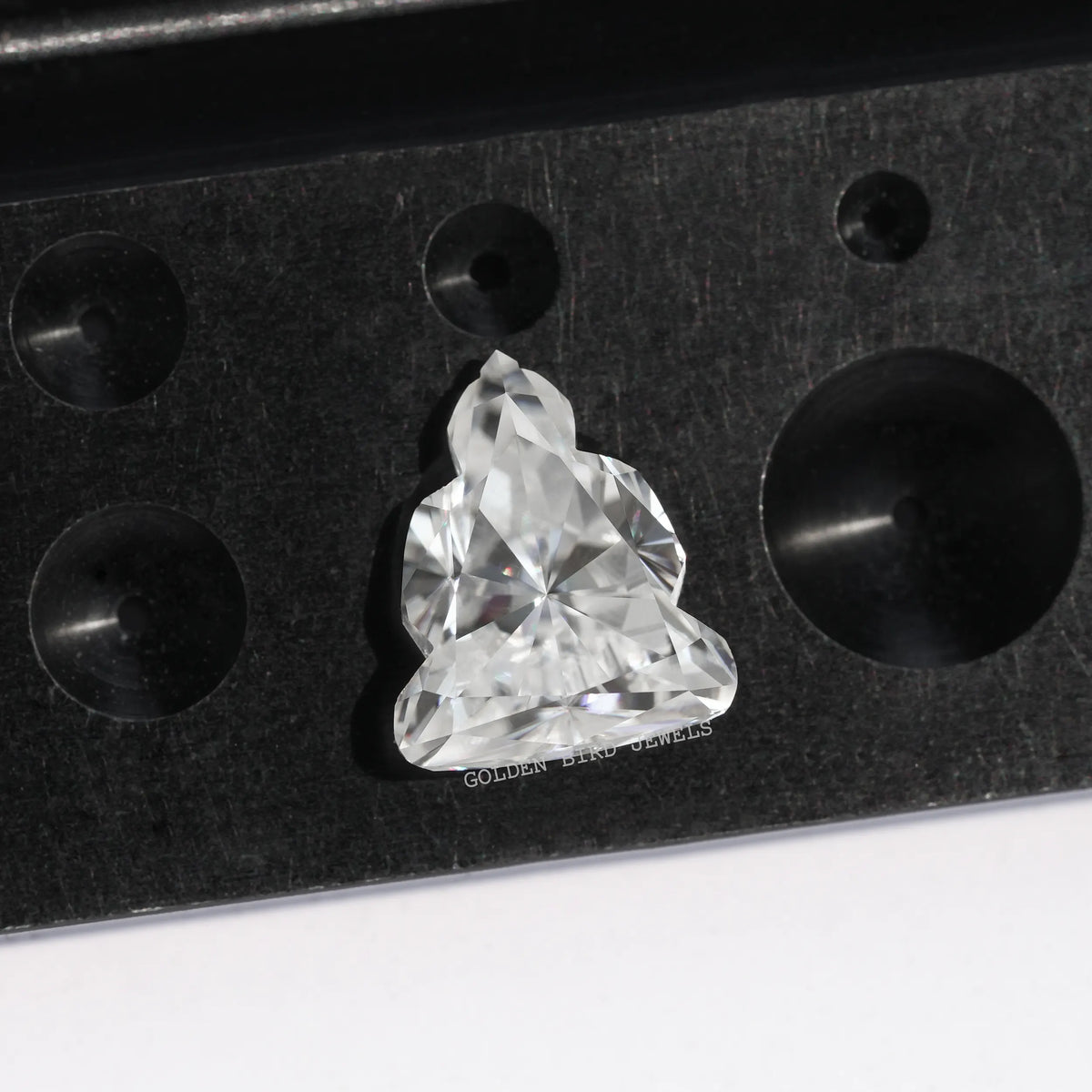 Colorless Buddha Shaped Loose Stone