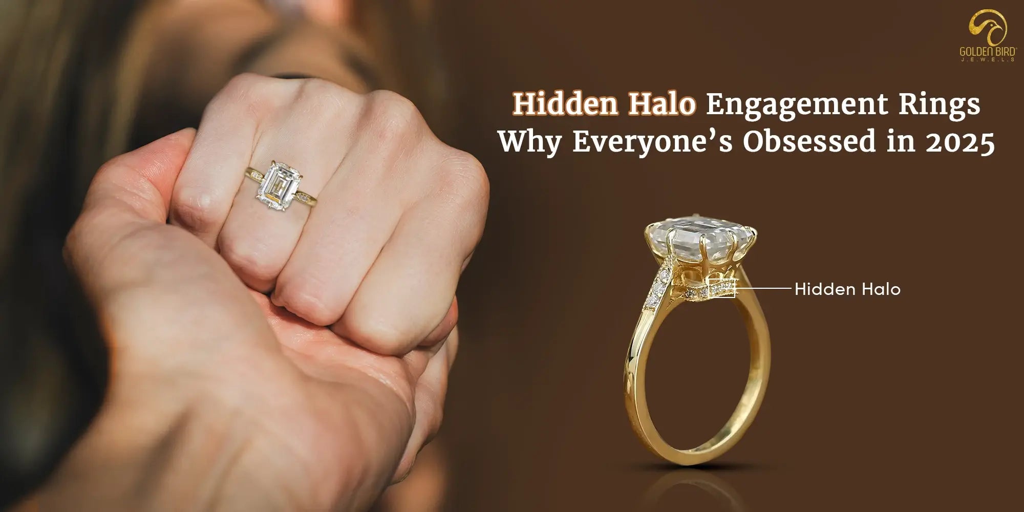 2025's trending hidden halo engagement ring style explained