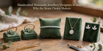 Handcrafted bridal moissanite jewellery featuring statement rings, a slim eternity band and drop style earrings
