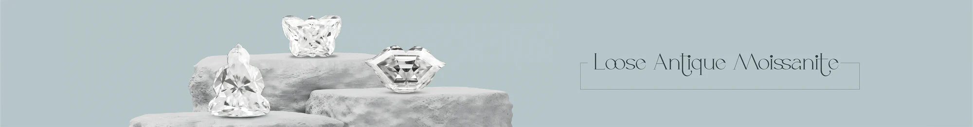 [Antique Cut Moissanite Collection]-[Golden Bird Jewels]