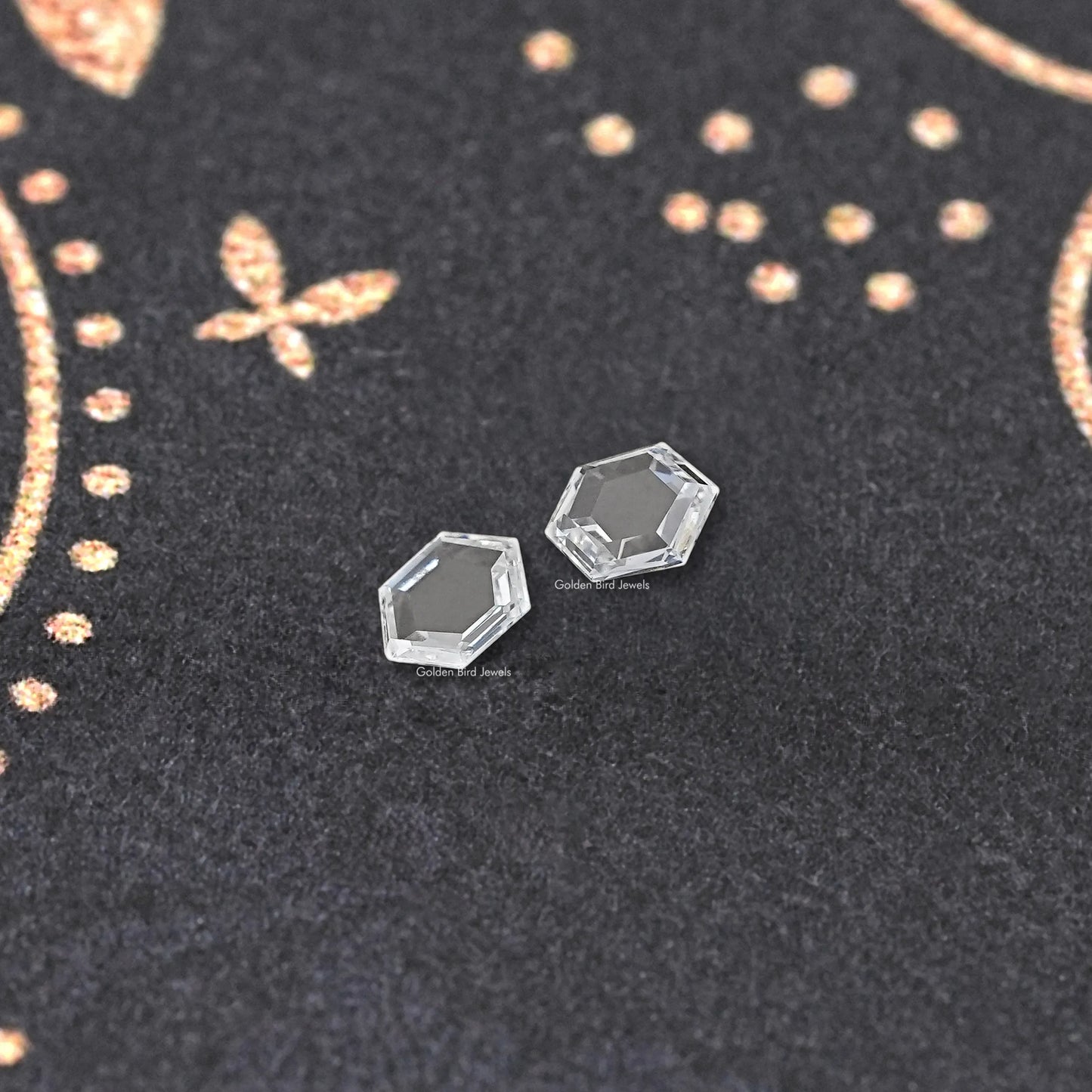 Rose Cut Hexagon Lab Loose Diamond