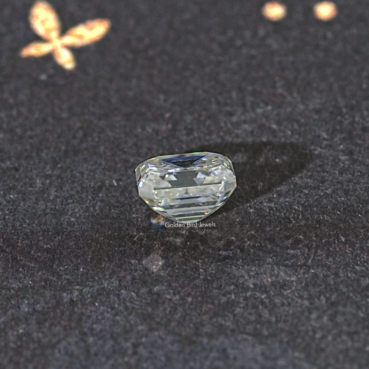 2.85 CT Off White Asscher Moissanite Loose Stone