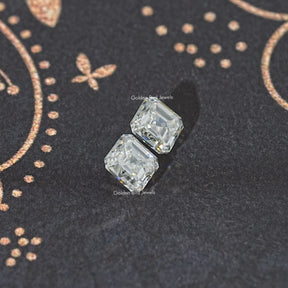 Asscher Moissanite Loose Matching Pair