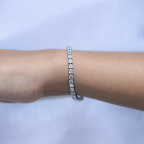Marquise Cut Lab Diamond Tennis Bracelet 
