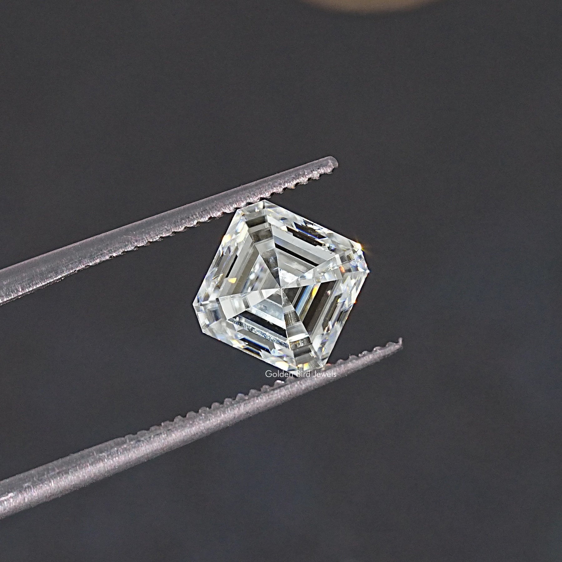 Colorless Asscher Moissanite Loose Stone
