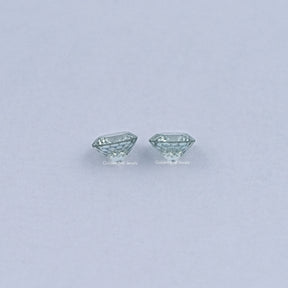 Side View Of Portuguese Cut Lab Loose moissanite    
