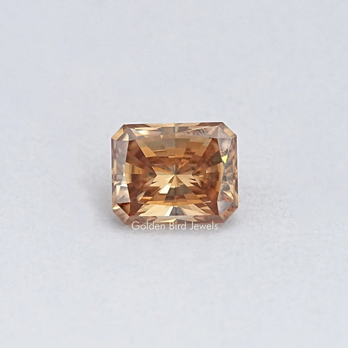 Champagne Radiant Moissanite Loose Stone
