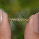 November Birthstone Citrine Yellow Round Eternity Band