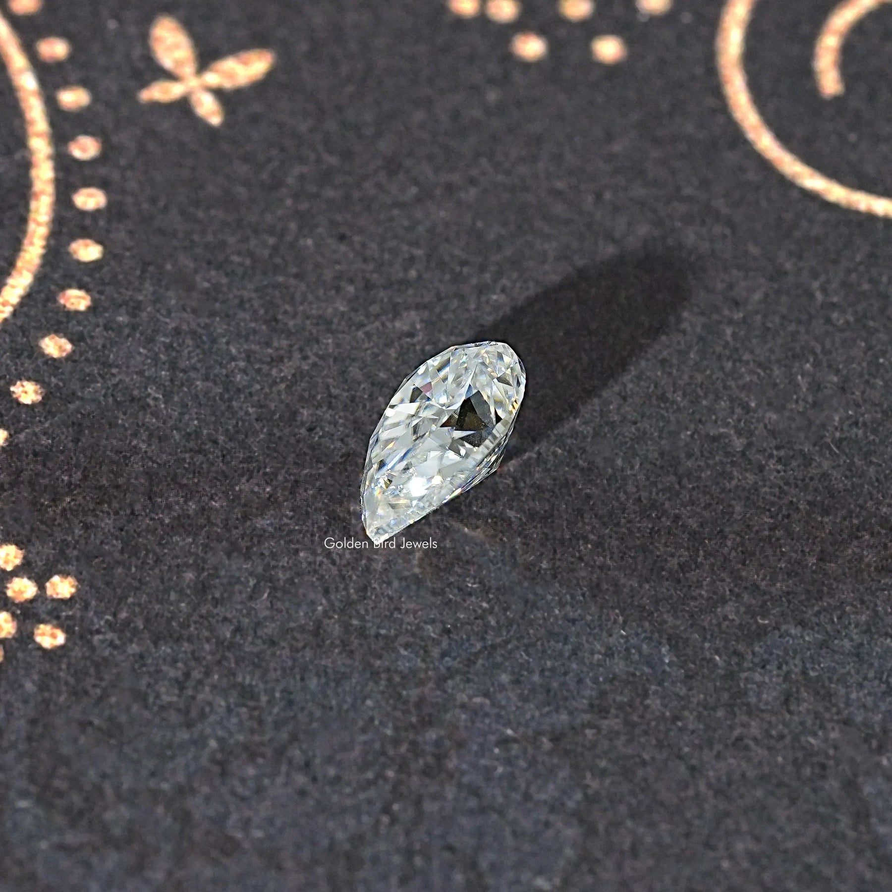 Colorless Pear Moissanite Loose Stone