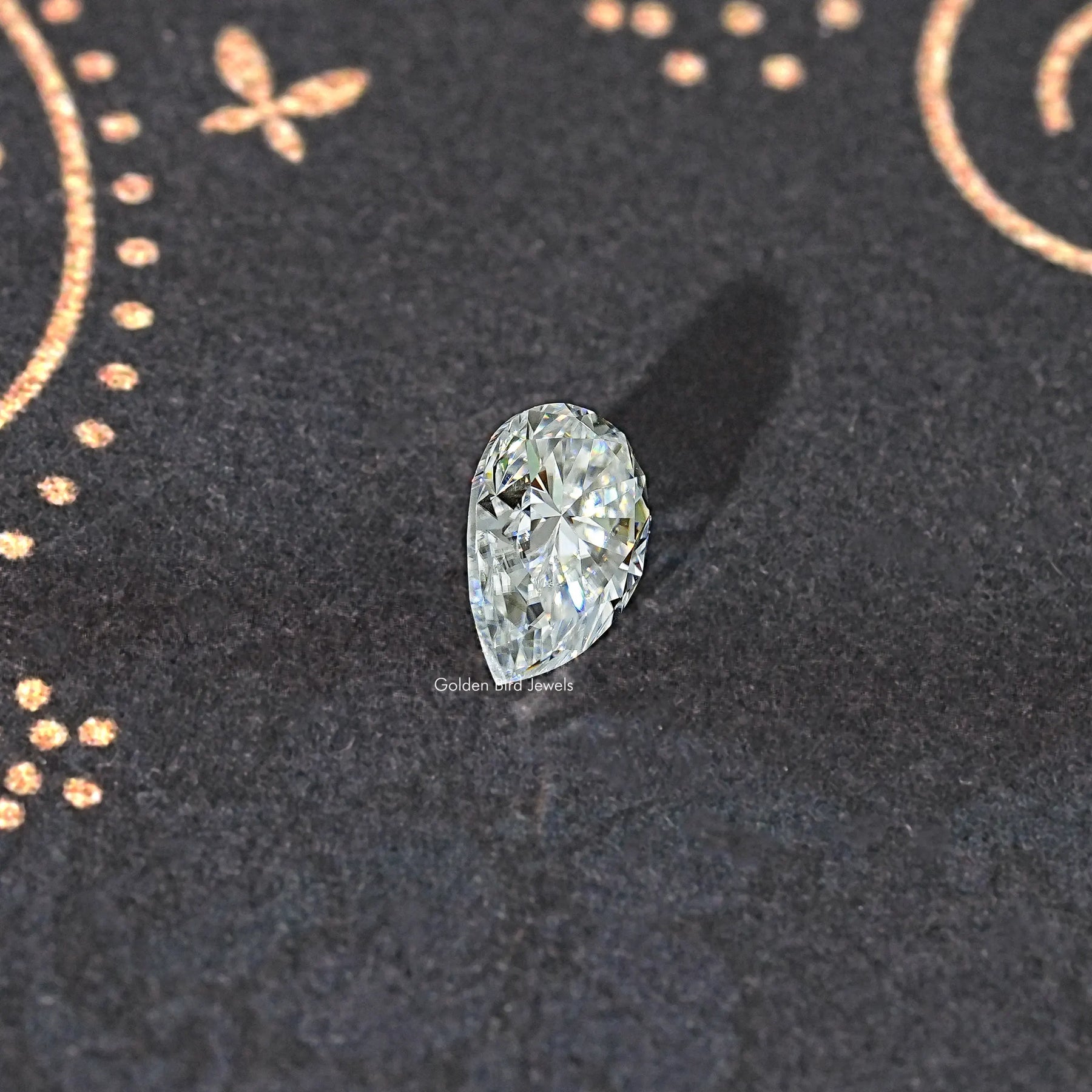 Colorless Pear Moissanite Loose Stone