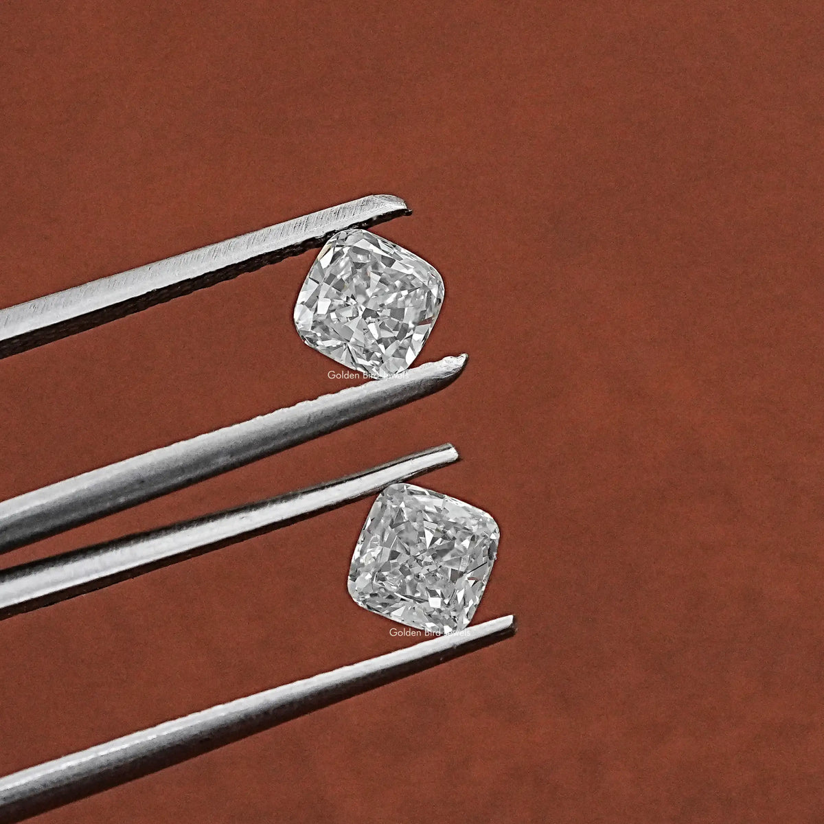 View Of Cushion Cut Lab Grown Matching Pair