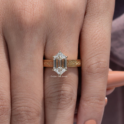 Dutch Marquise  Diamond Solitaire Engagement Ring