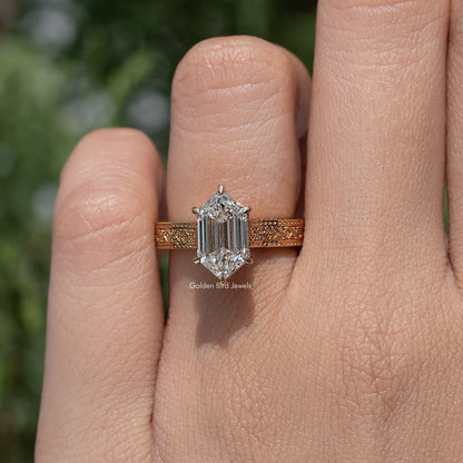 Dutch Marquise  Diamond Solitaire Engagement Ring