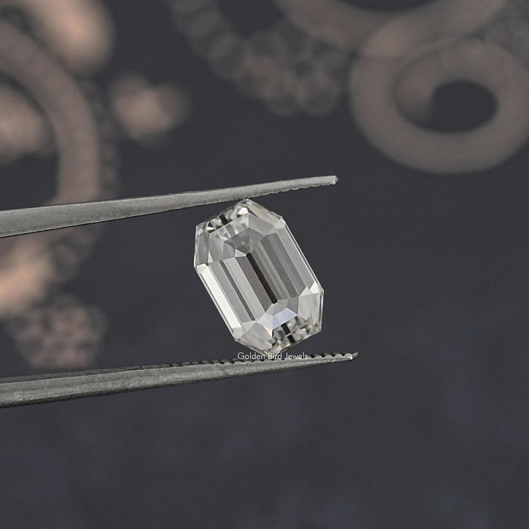 Old Mine Emerald Cut Lab Grown Diamond