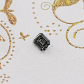 Gray Emerald Cut Loose Stone