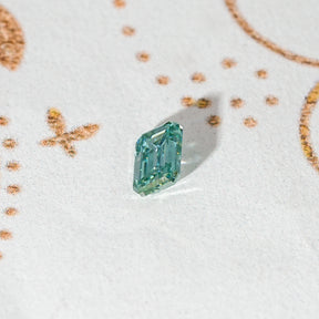 Aqua Blue Emerald Moissanite Loose Stone