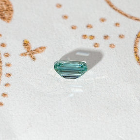 Aqua Blue Emerald Moissanite Loose Stone