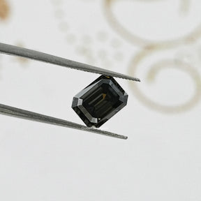 Gray Emerald Loose Moissanite