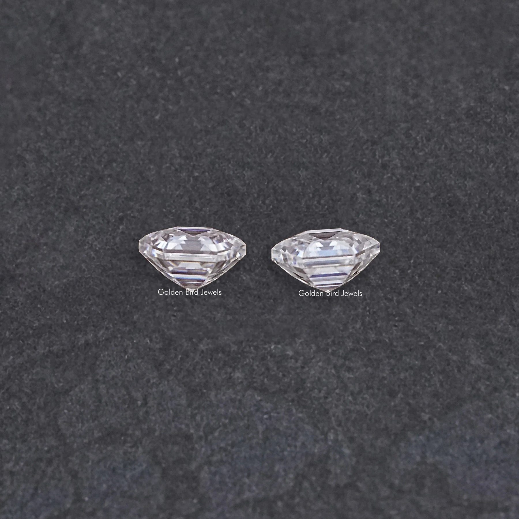 Hexagon Cut Moissanite Loose Pair