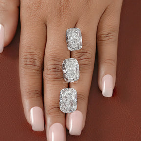 Elongated Cushion Cut Lab Loose Diamond