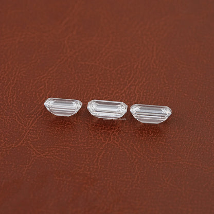 Side View Of Emerald Cut Loose Diamond