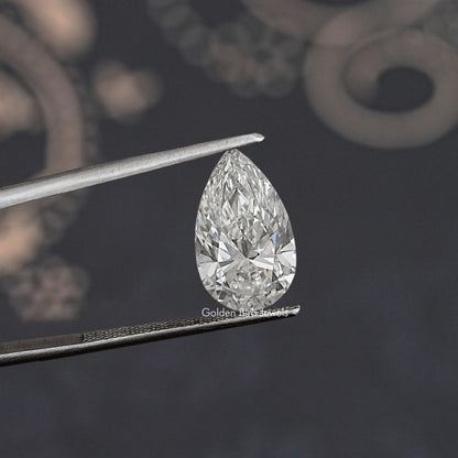 GIA Certified Pear Cut Loose Lab Diamond