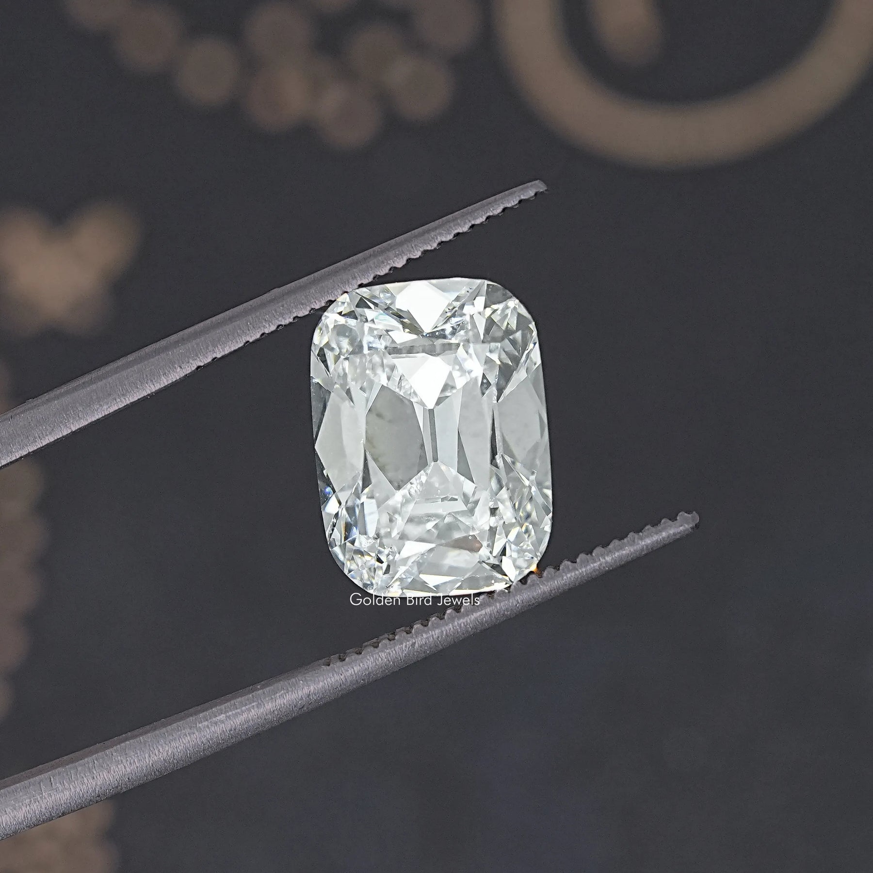 Elongated Old Mine Cushion Lab Grown Diamond