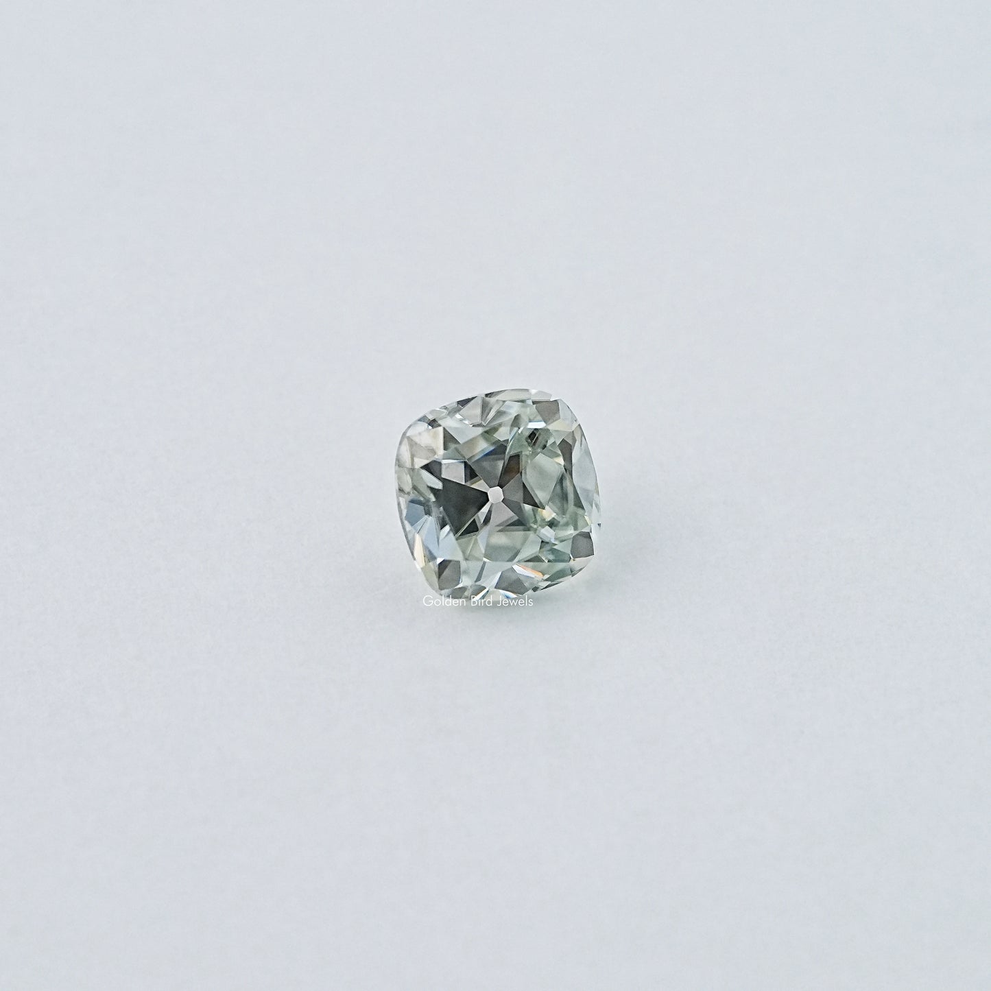 Light Blue Old Mine Cushion Cut Loose Stone