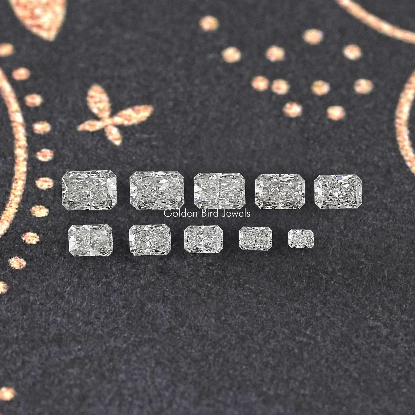 Detailed View Of Radiant Cut Loose Lab Grown Diamond