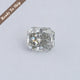 Grey Radiant Cut Loose Moissanite