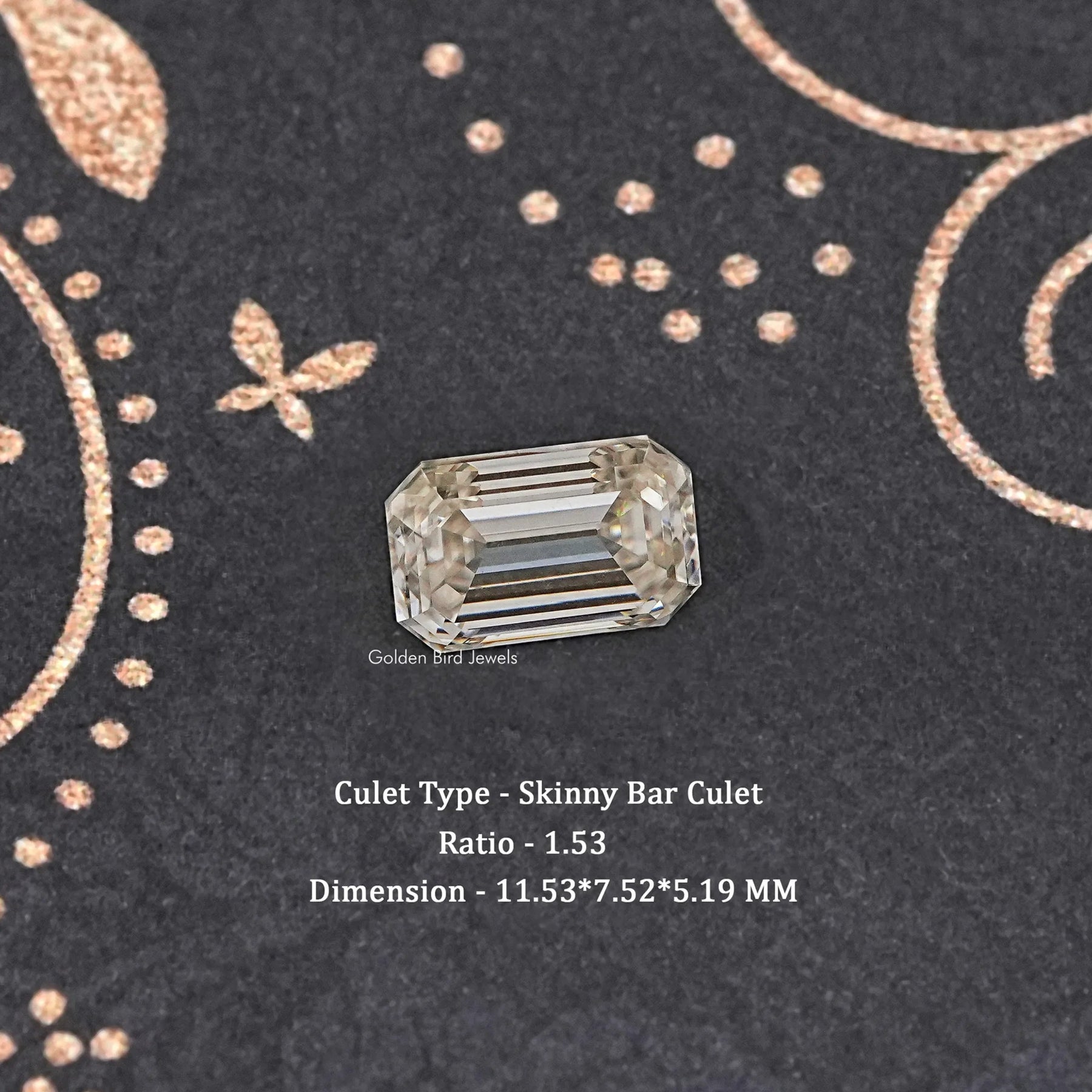 Old Mine Emerald Moissanite Loose Stone