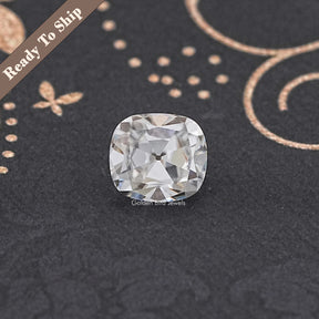 Colorless Old Mine Cut Cushion Loose Moissanite