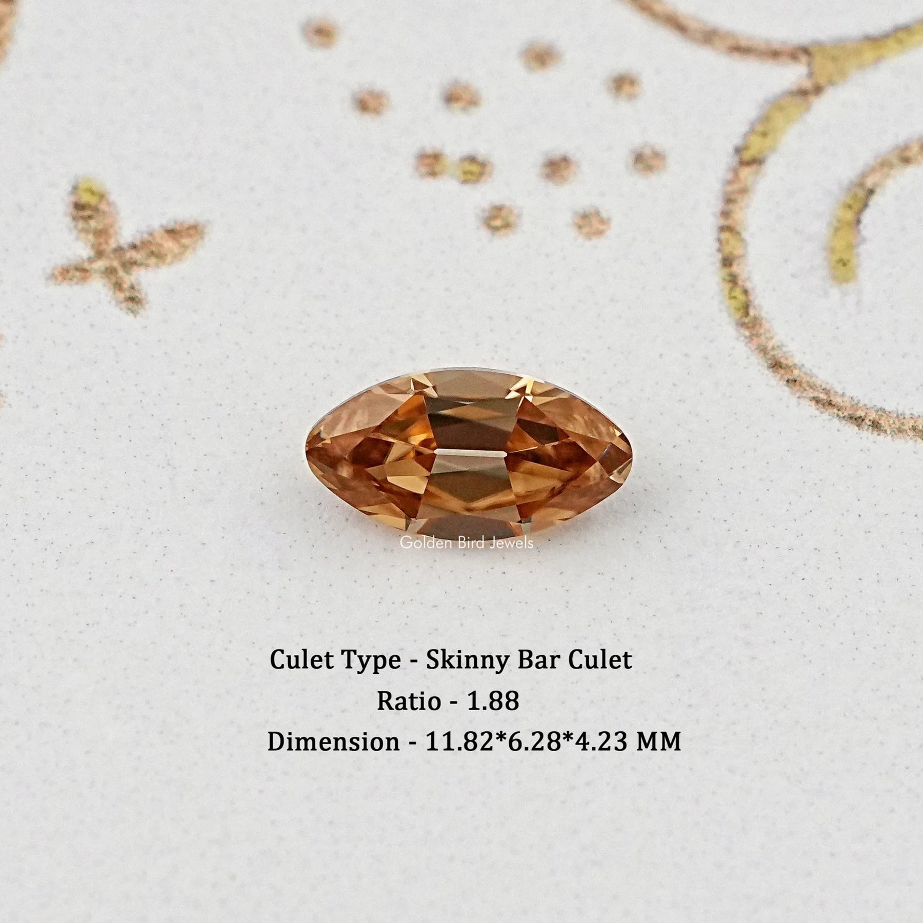 Old Mine Moval Cut Loose Moissanite