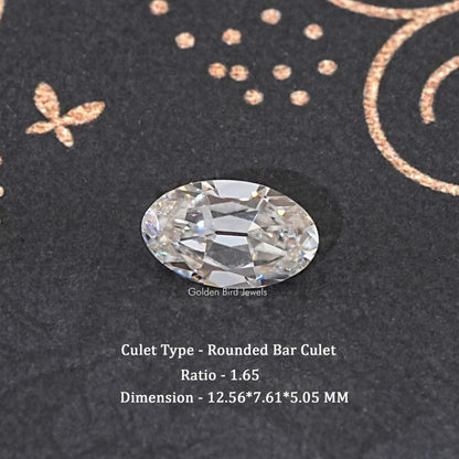 Old Mine Oval Moissanite Loose Stone
