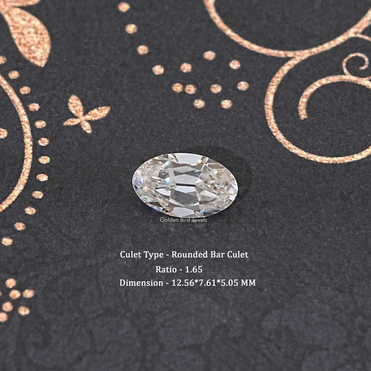 Old Mine Oval Moissanite Loose Stone