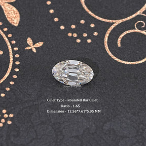 Old Mine Oval Moissanite Loose Stone