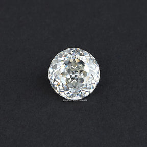 Portuguese Cut Round Moissanite Antique Stone