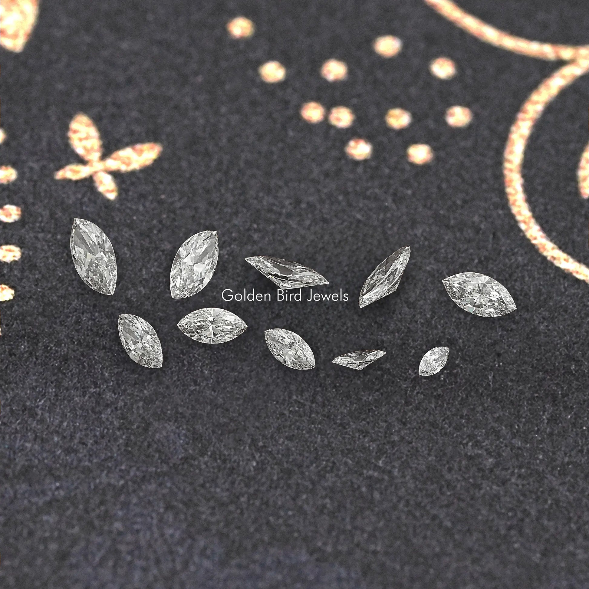 View of Marquise Cut Lab Loose Diamond