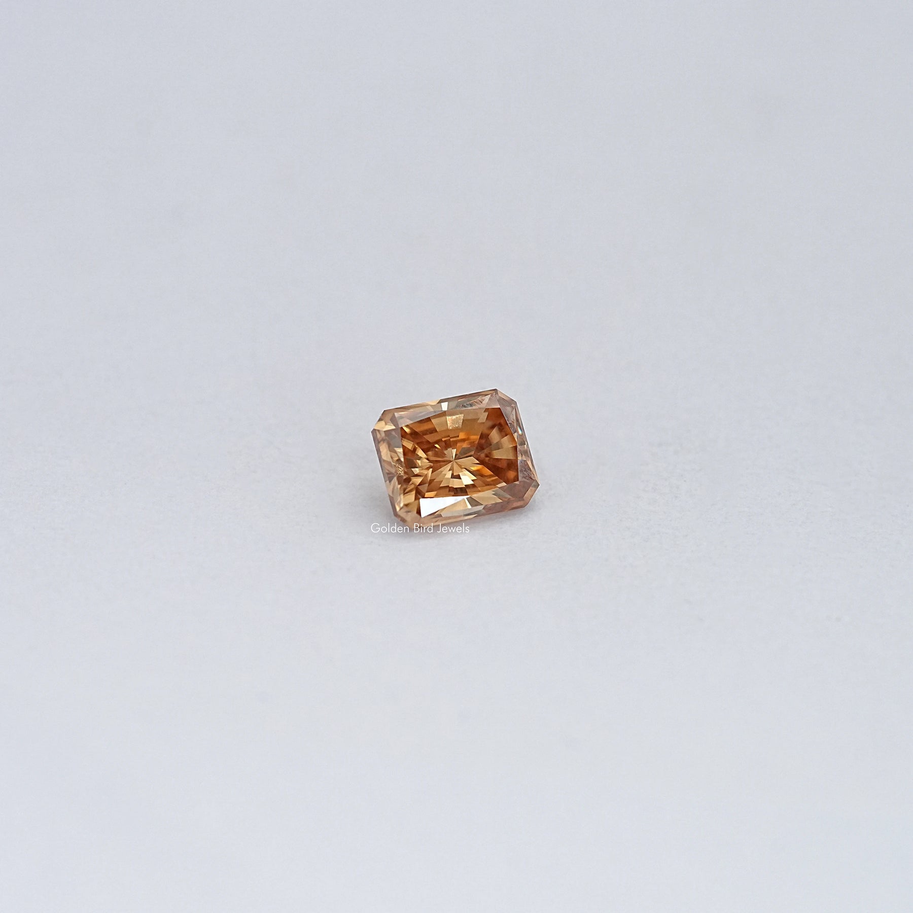 Champagne Radiant Moissanite Loose Stone